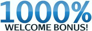 1000% Welcome Bonus
